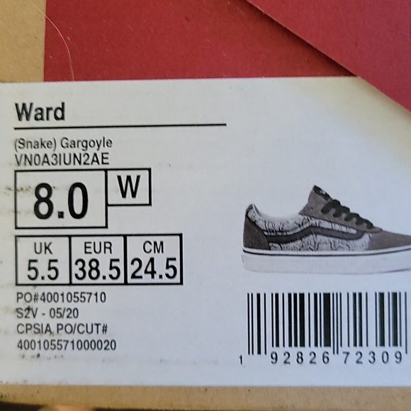 CLEARANCE!! Women's Vans Ward Gargoyle Snake - Picture 13 of 13